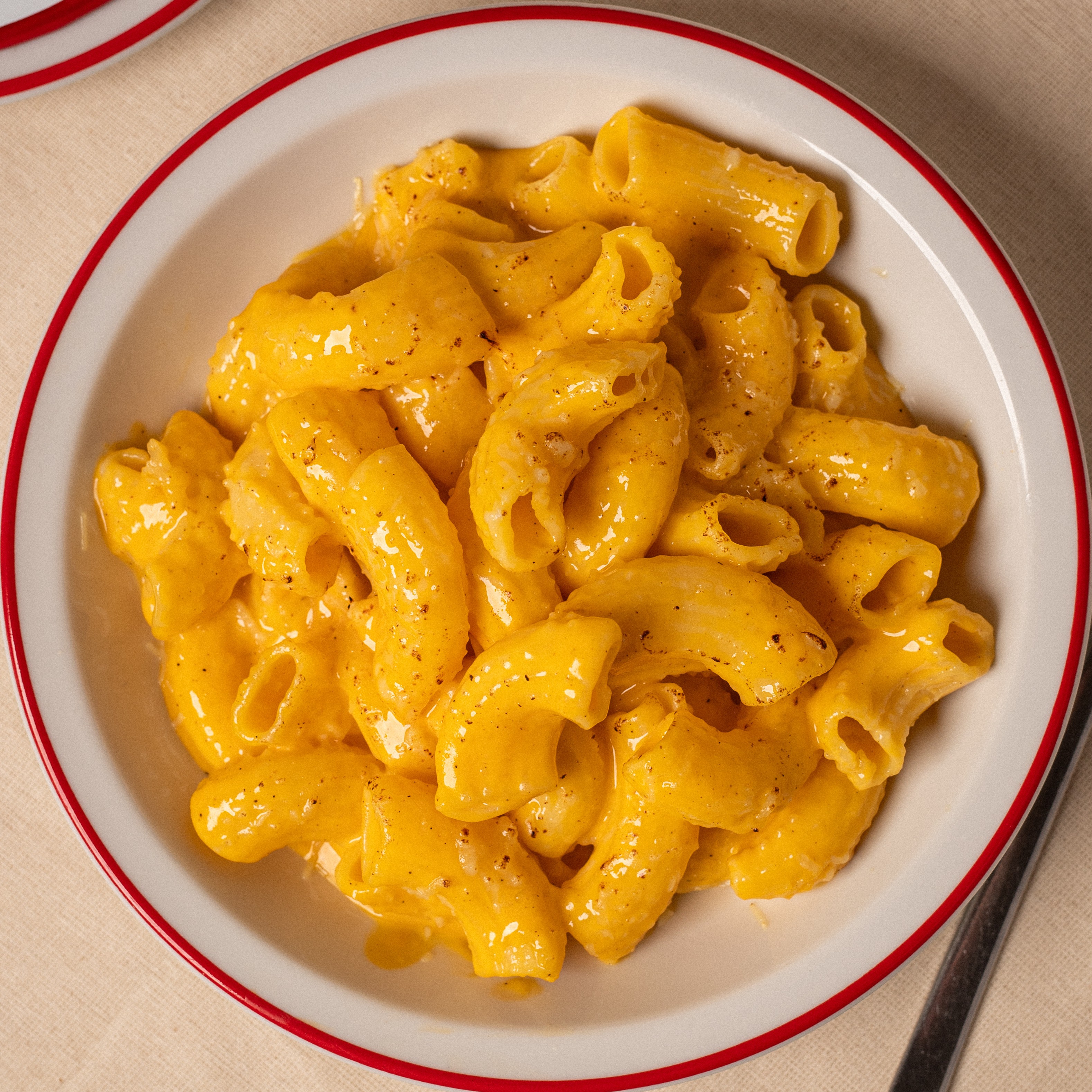 Pasta con salsa de calabaza